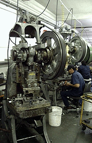 Workers on the Break Machines